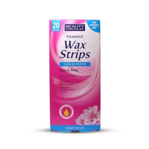 Beauty Formulas Vitamin E Wax Strips - (20 pcs)