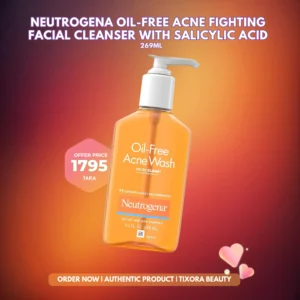 Neutogena Oil-Free Acne Face Wash with Salicylic Acid Acne Treatment 269ml