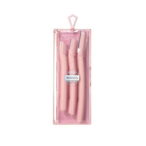 LMLTOP Premium Eyebrow And Facial Razor - Pink (3pcs)