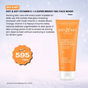 Dot & Key Vitamin C + E Super Bright Gel Face Wash 100 ml