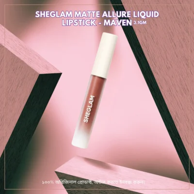 SHEGLAM Matte Allure Liquid Lipstick - Maven  3.1 gm