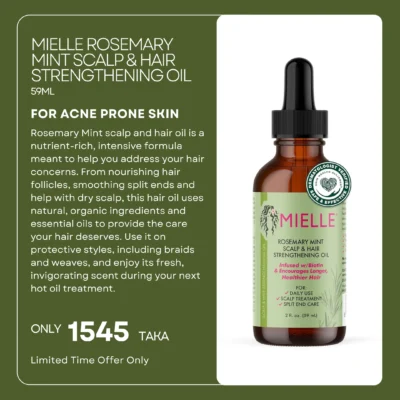 Mielle Rosemary Mint Scalp & Hair Strengthening Oil 59ml