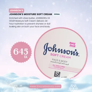 Johnson's 24Hour Moisture Soft Cream 200 ml