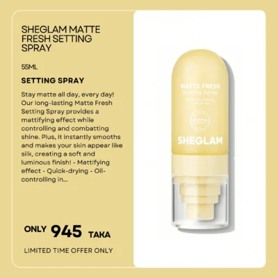 SHEGLAM Matte Fresh Setting Spray 55ml
