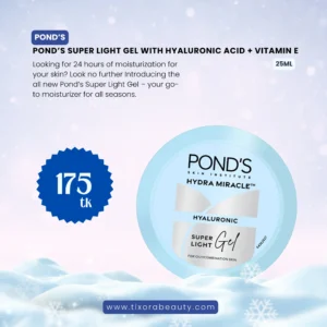Pond's Super Light Gel with Hyaluronic Acid + Vitamin E 25 ml