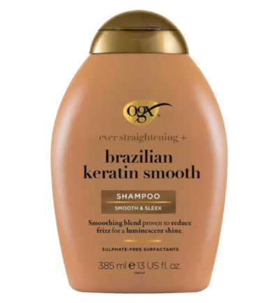 OGX Ever Straightening+ Brazilian Keratin Smooth pH Balanced Shampoo 385ml(New version)