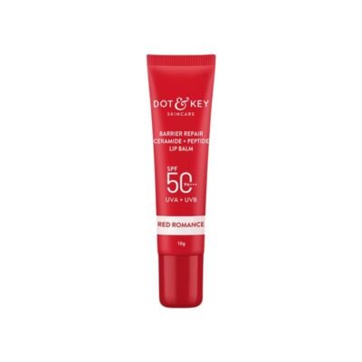 Dot & Key Barrier Repair Ceramide + Peptide Lip Balm – Red Romance 10g