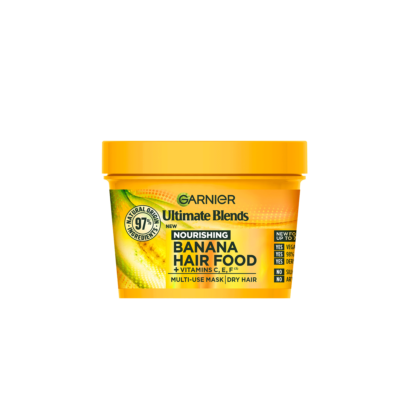 Garnier Ultimate Blend Nourishing Banana Hair Food + Vitamin C,E,F Multi-Use Mask 400ml