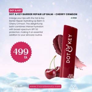 Dot & Key Barrier Repair Hydrating Lip Balm SPF50 PA+++ – Cherry Crimson 4.5g