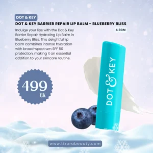 Dot & Key Barrier Repair Hydrating Lip Balm SPF 50 | Blueberry Bliss 4.5gm