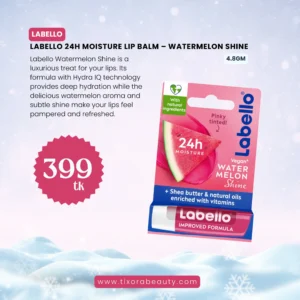 Labello Lip Balm, Moisturising Lip Care, Watermelon Shine 4.8gm