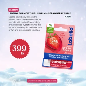 Labello Lip Balm, Moisturizing Lip Care, Strawberry Shine 4.8gm
