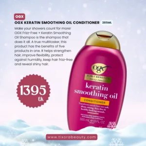 OGX Keratin Smoothing Oil Conditioner 385ml