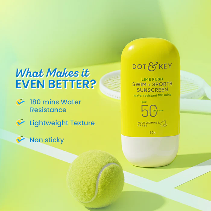 Dot & Key Lime Rush Swim + Sports Sunscreen SPF 50 PA++++ 50gm