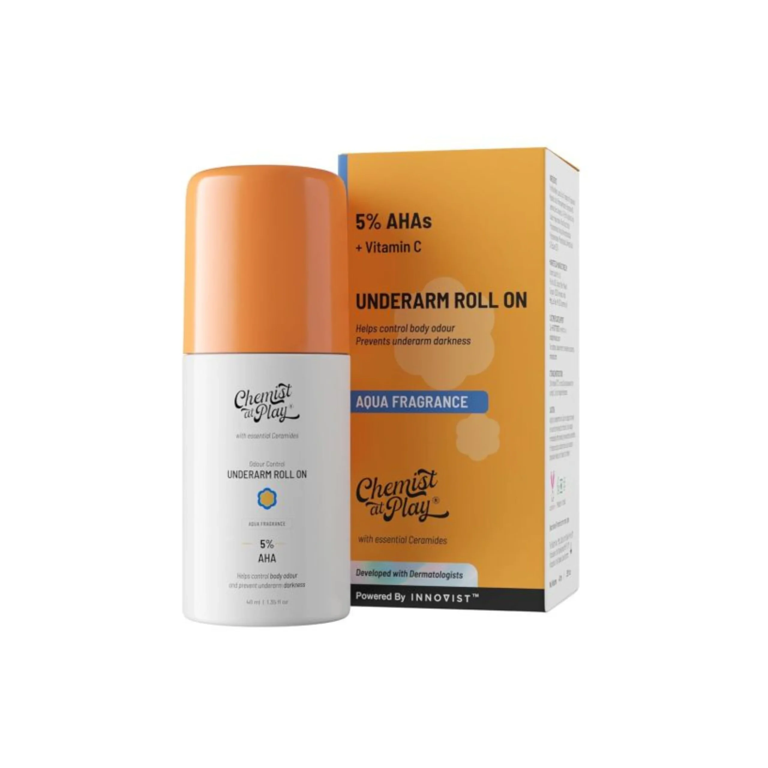 chemist at play underarm roll on aqua fragrance