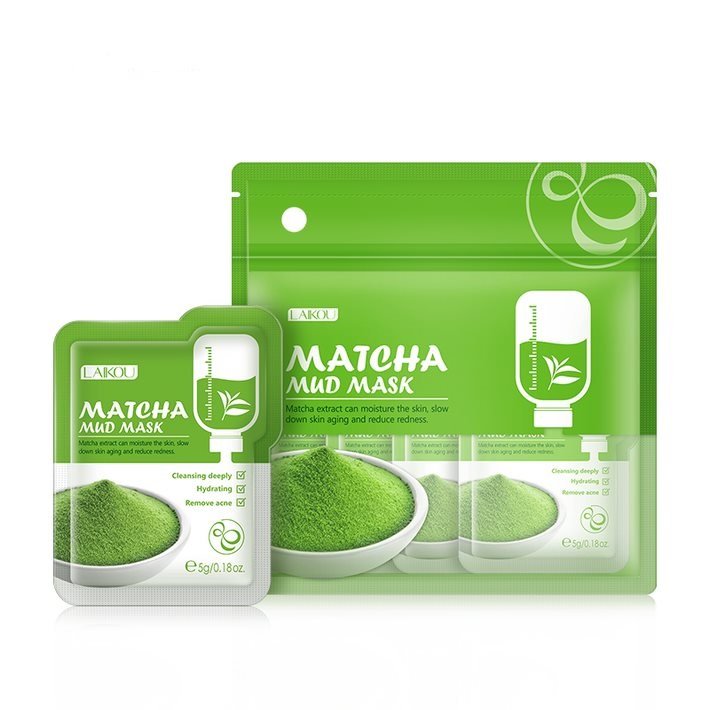 Laikou Matcha Mud Mask 12 Pcs.jpg