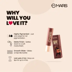 Mars creamy matte lipstick 1.webp