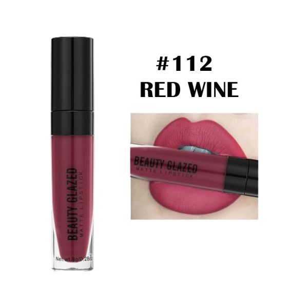 Beauty glazed matte lipstick shade 112