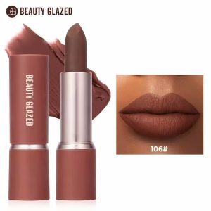 Beauty glazed modern matte long lasting lipstick shade 106 1 (1)