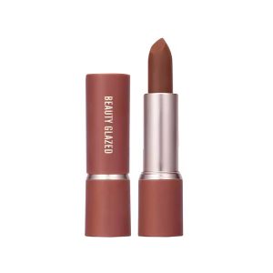 Beauty glazed modern matte long lasting lipstick shade 107 (1)