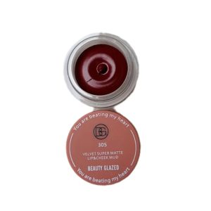 Beauty glazed velvet super matte lip cheek mud 305 o9md
