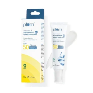 plum rice water and 2percent niacinamide spf 50 pa+++ hybrid sunscreen 50g 7601 products