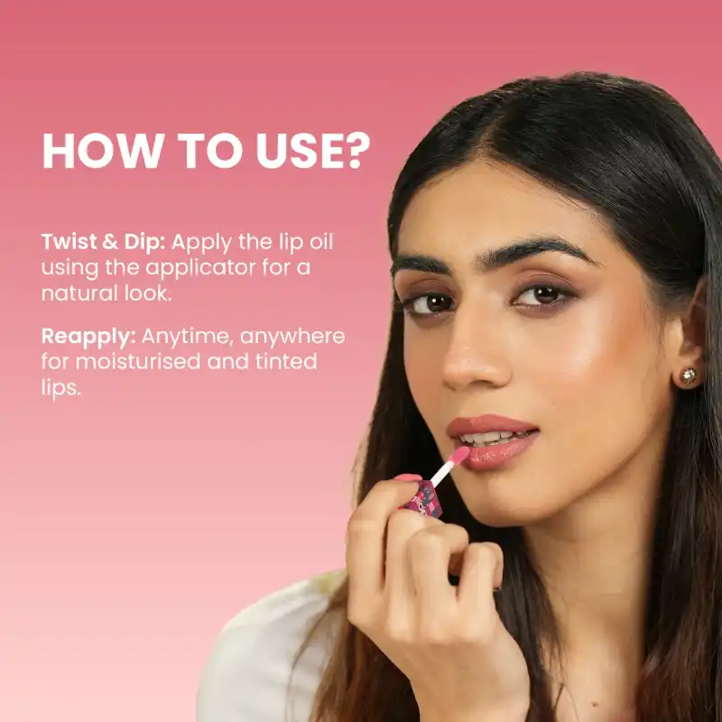 Swiss beauty dip tint lip oil 01 strawberry7