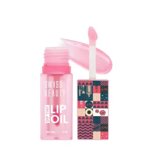 Swiss beauty dip tint lip oil 03 peach