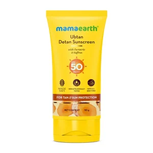 Mamaearth skin care 50 gm ubtan detan sunscreen 28799634178095.jpg