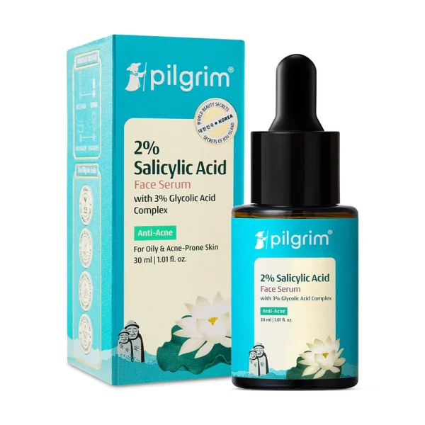 Pilgrim 2% Salicylic Acid Face Serum with 3% Glycolic Acid Complex Pilgrim 2% Salicylic Acid Face Serum with 3% Glycolic Acid Complex