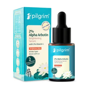Pilgrim 2% Alpha Arbutin & 3% Vitamin C Brightening Face Serum 30ml