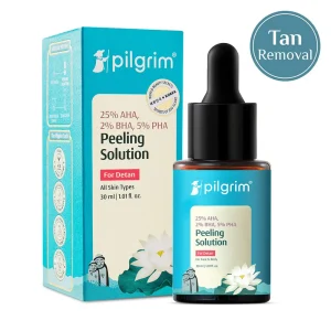 Pilgrim 25% AHA, 2% BHA, 5% PHA Peeling Solution Glowing Serum for Face & Body 30ml