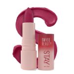 Swiss Beauty Stay All Day Lipstick Shade Shade- 6 Flirty 4g