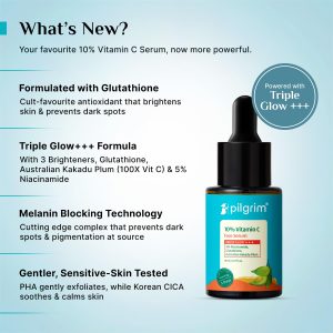 Pilgrim 10% Vitamin C Face Serum Triple Glow +++ 30ml
