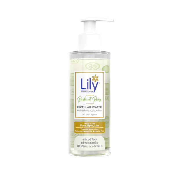 Lily Radiant Rinse Micellar Water 200ml Lily Radiant Rinse Micellar Water 200ml