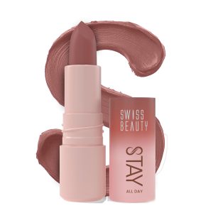 Swiss Beauty Stay All Day Lipstick Shade 1 Pouty 4g