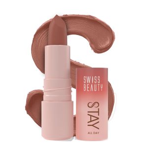 Swiss Beauty Stay All Day Lipstick Shade 2 Spicy 4g