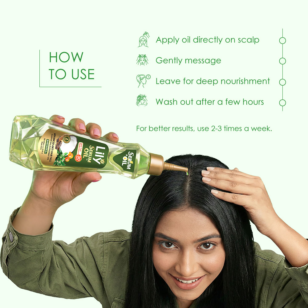 Lily advanced anti hair fall serum oil