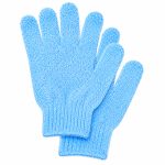 Beautykraft Exfoliating Shower Gloves Blue – 1 Pair cover Beautykraft Exfoliating Shower Gloves Blue – 1 Pair cover
