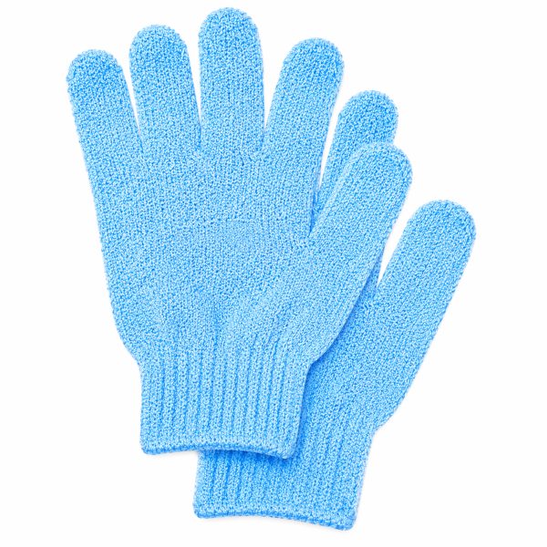 Beautykraft Exfoliating Shower Gloves Blue – 1 Pair cover