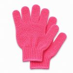 Beautykraft Exfoliating Shower Gloves Pink – 1 Pair cover