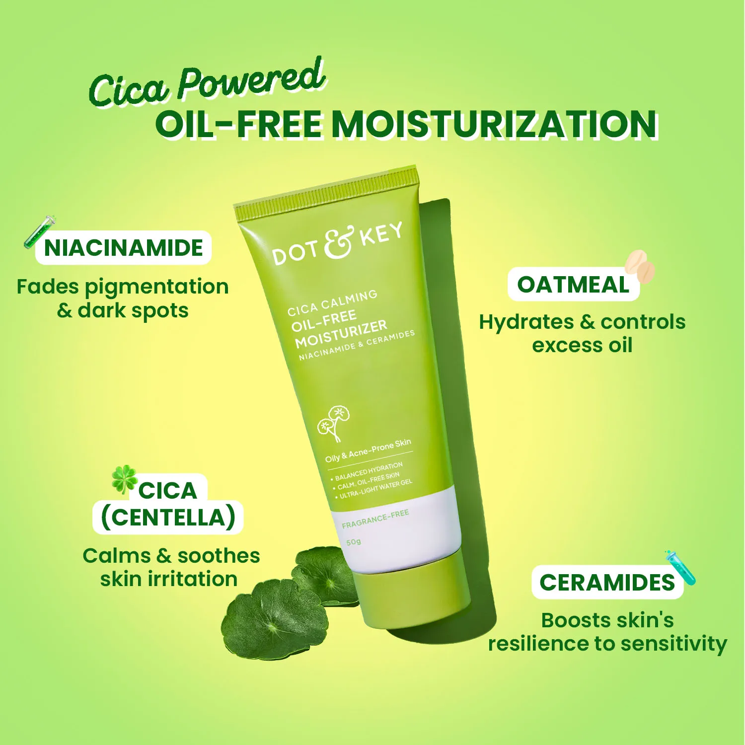 Dot and key cica 5 percentage niacinamide oil free moisturizer for dark spot oily sensitive acne prone skin 50 g 59 3 display 1784719386 385ae040.jpg